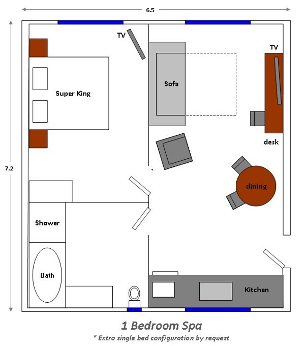 Spa Room Plan